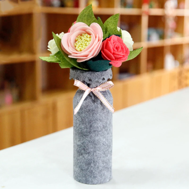 DIY Бесплатная Доставка Никогда Не Увядшие Небольшой Горшках Искусственные