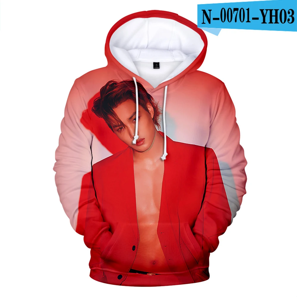 Kpop Bang Store EXO Love Shot толстовки с 3D принтом для женщин/мужчин модные толстовки с капюшоном и длинным рукавом Лидер продаж повседневные толстовки - Цвет: Зеленый