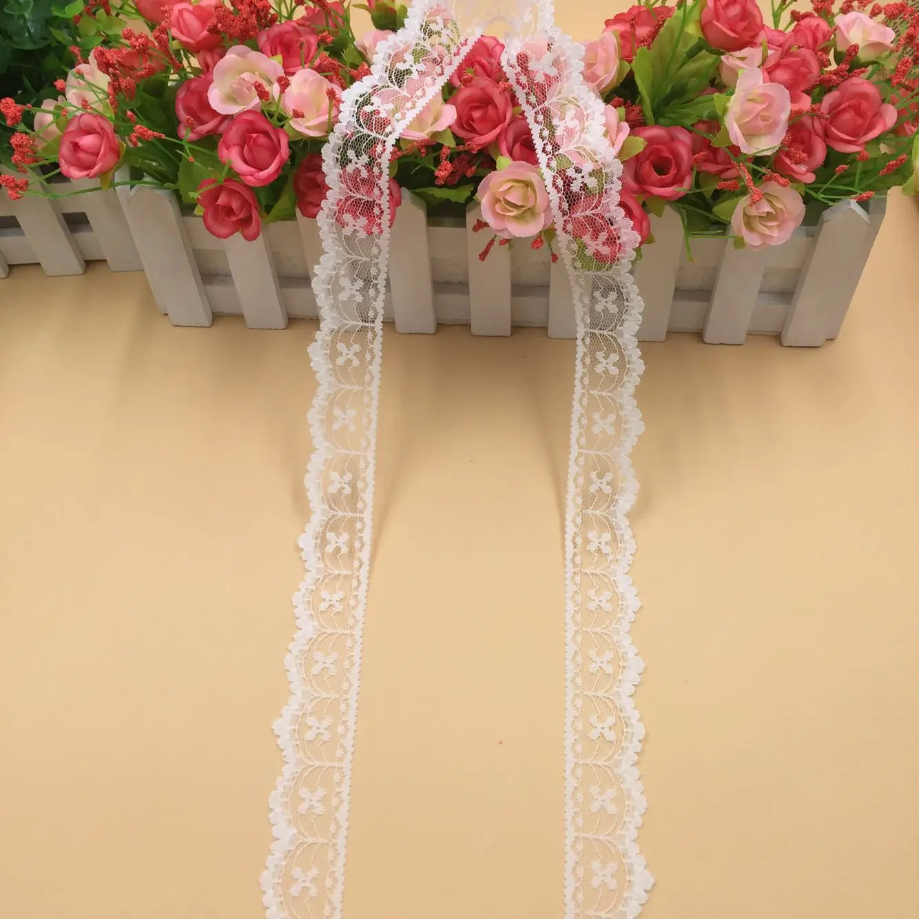

F0202 2018 Toys clothing footwear luggage nets without shells lace accessories 2.cm hot sale