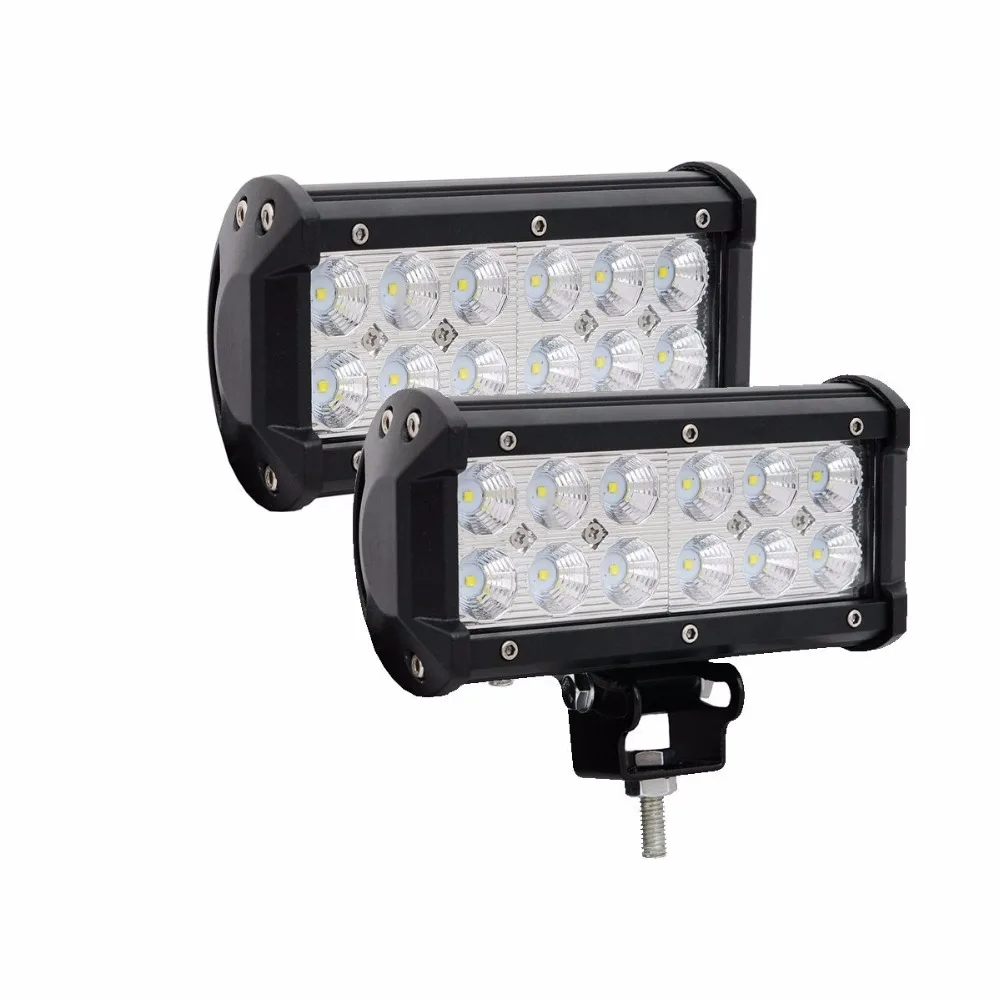 Светодиодная панель рабочего освещения для внедорожника 2 шт. 36 Вт фара дальнего