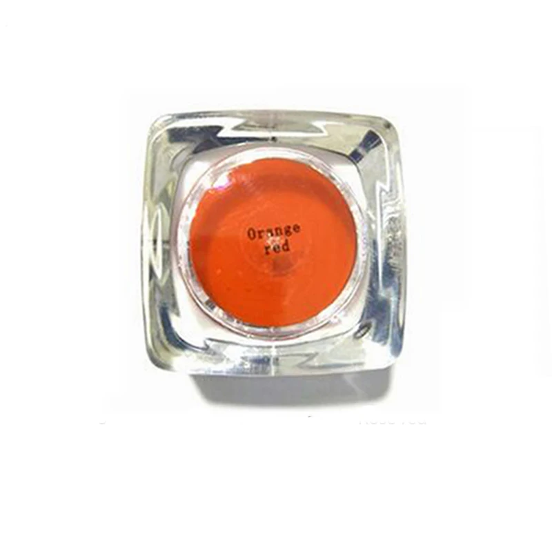 Чернила для татуировки оранжевый красный пигмент PCD микроблейдинг губ