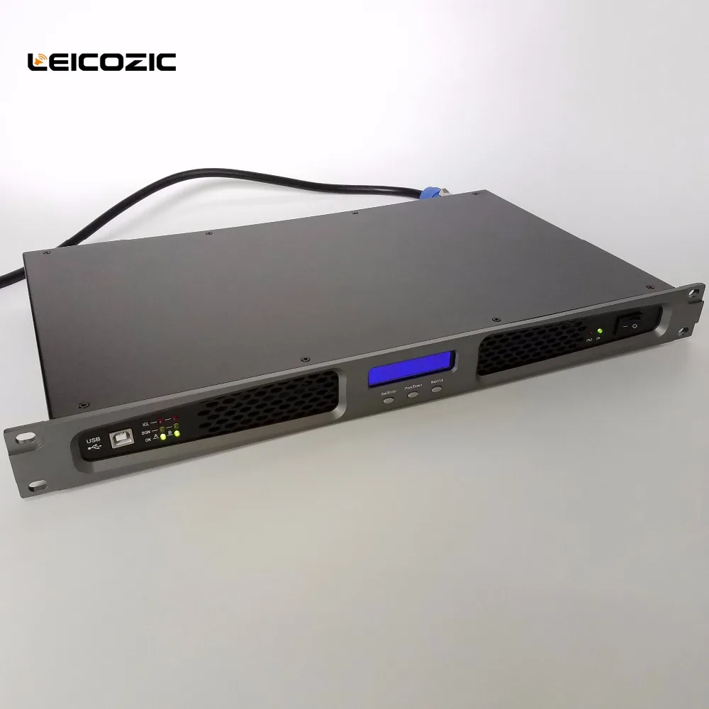 Leicozic 2x900 Вт усилитель 1U DJ профессиональный домашний аудио цифровой стерео 2-канальный усилитель мощности TOURING PRO POWER APMS
