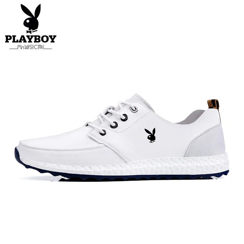 PLAYBOY/новинка года; модная мужская обувь из натуральной кожи; мужская повседневная обувь; Роскошная брендовая кожаная обувь для мужчин