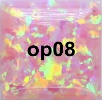 op08 50 шт./лот OP33 черный опал 8 мм круглый Опал полный Просверленный синтетический, Круглый опал бусины, свободные опал бусины для ожерелья - Цвет: op08