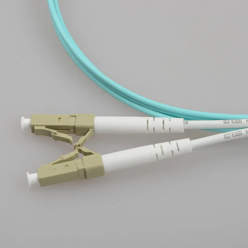 Aqua Color LC to Multimode OM4 волоконный патч-кабель патч-корд мм дуплекс 50/125 любая длина