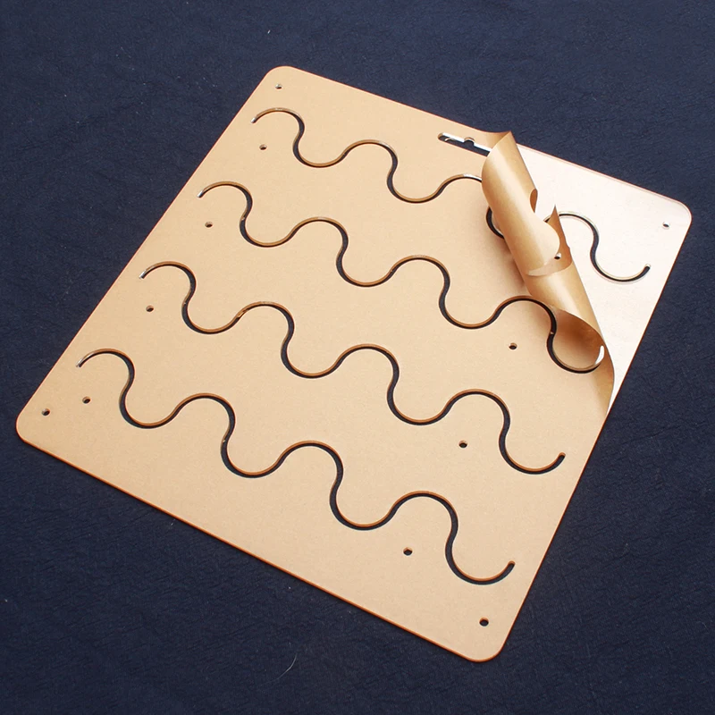 

Surfbird Plinthitic transparent 20*20cm costura Embroidery drawing line quilting template, patchwork accessories plotting board
