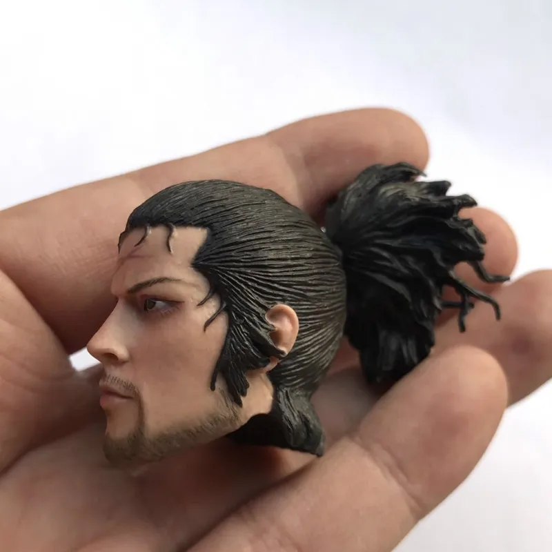 Миямото Мусаши голова Sculpt 1/6 Scale Samurai Rogue античный фехтовальник экшн-фигурки