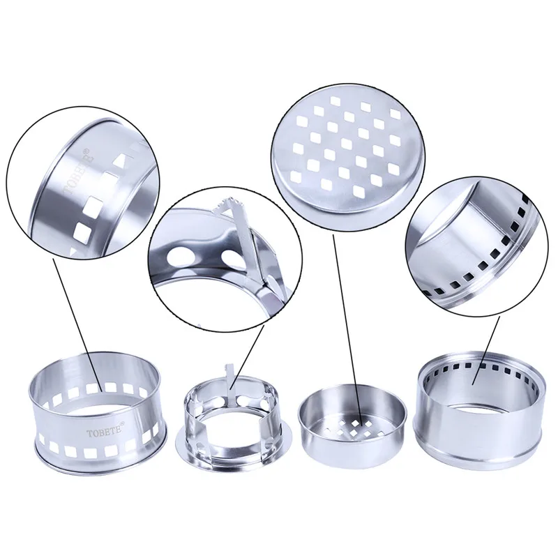 Складные деревянные газификаторы из нержавеющей стали затвердевшая спиртовая