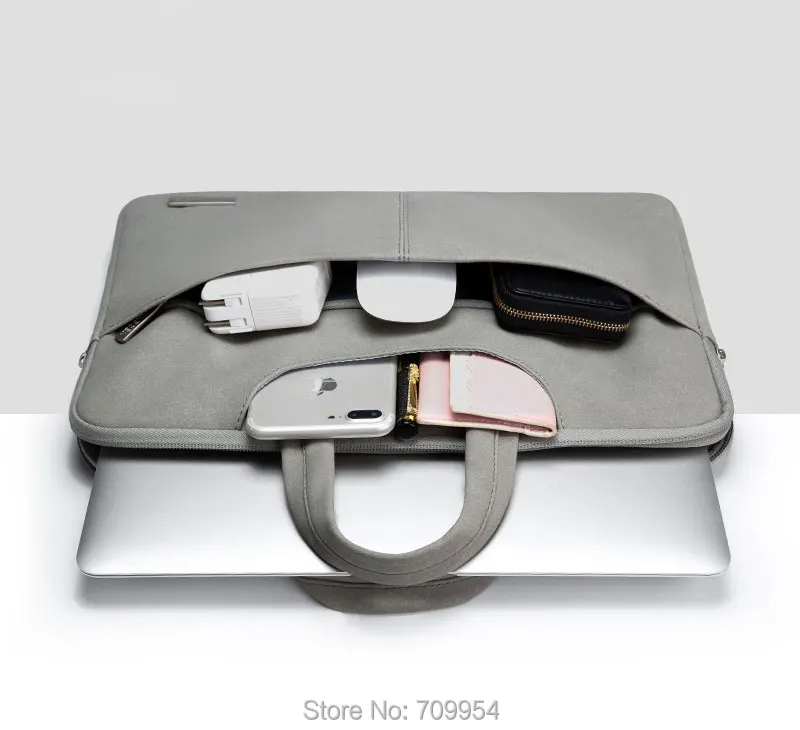 Сумка для ноутбука из искусственной замши чехол 12 13 15 6 дюймов Lenovo Macbook|Сумки и
