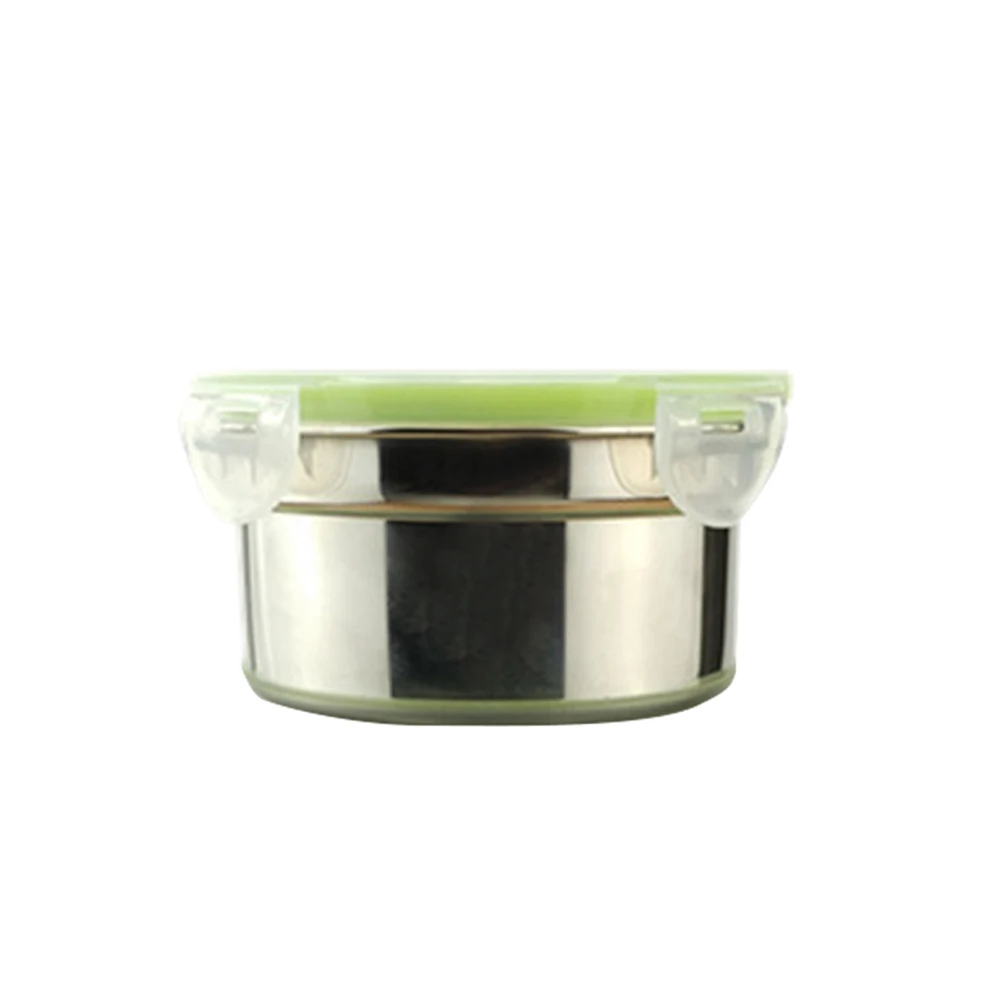 1Pcs Stainless Steel Thermal Lunch Box Leak-Proof Stainless Steel Bento Box Kids Adult Portable Picnic School Food Container Box