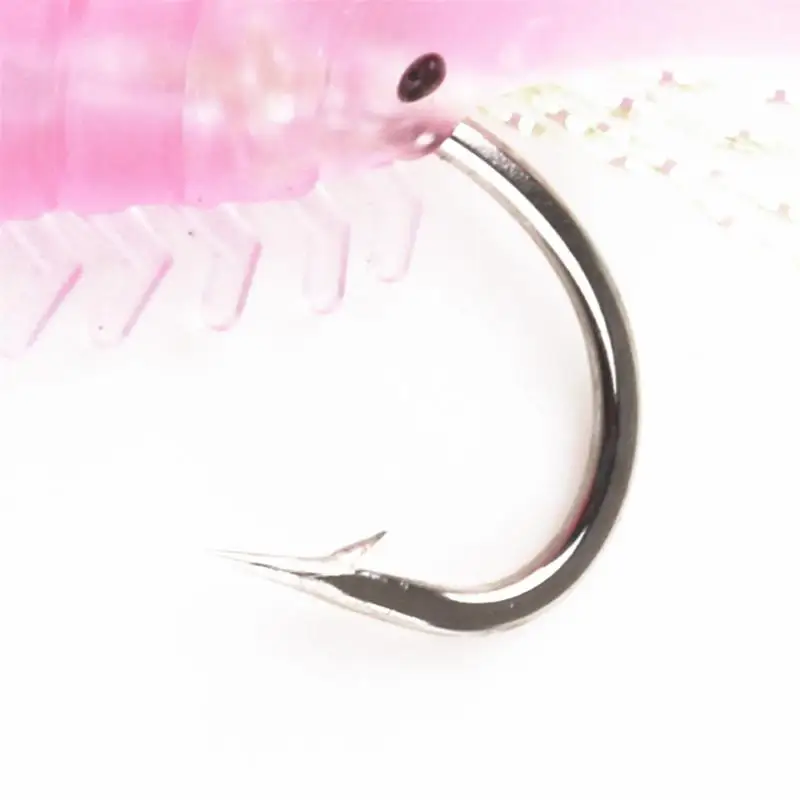 Мягкие Светящиеся креветки новинка 5 шт./компл. рыболовная приманка светящаяся