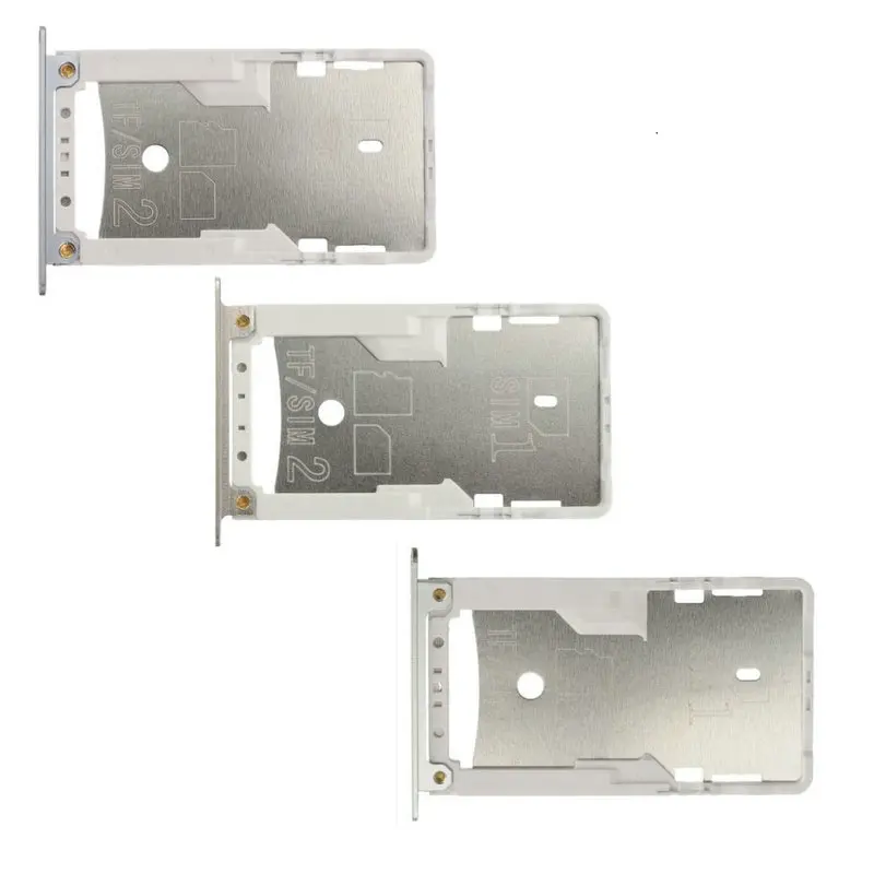 Держатель лотка для карт Micro SD на две SIM-карты Xiaomi Redmi Note 4X Золотой Серебряный серый