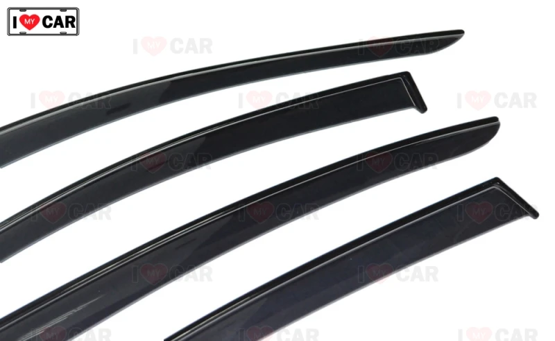Window deflectors for Renault Fluence 2010- car window deflector wind guard vent sun rain visor cover styling | Автомобили и
