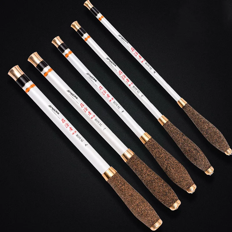 Exclusive Quality Mini Hand Fishing Pole Imitation Cork Handle Metal Cover Telescopic Rod 1.5/1.8/2.1/2.4/2.7M Hot Sale | Спорт и