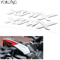 1 pair motorcycle tank pad protector 3d stickers tank decals applique emblem for yamaha x max xmax 125 xmax250 xmax400 xmax300