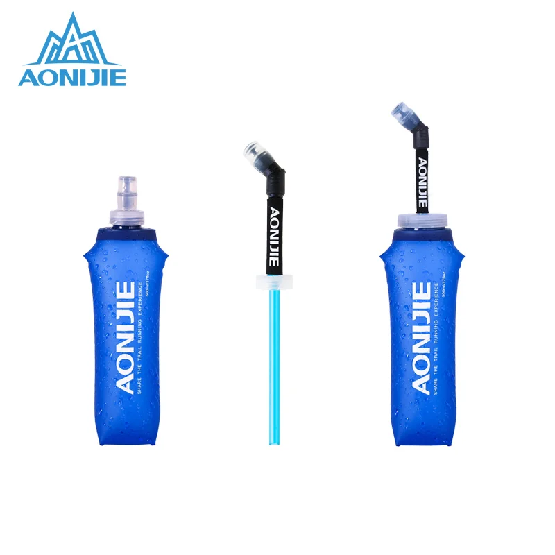 AONIJIE прочный BPA-Free складной мягкий мешок для воды переносной чайник для спорта на открытом воздухе походная бутылка для воды 170 мл 250 мл 500 мл