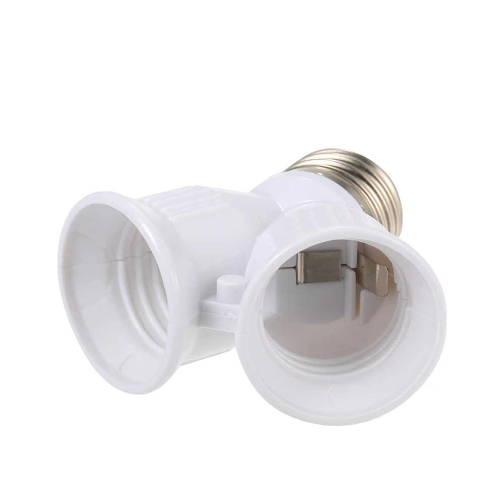 

LED Light Bulb Base Adapter Splitter Lamp Holder Socket E27 Y Shape