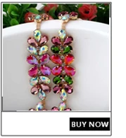 1 ярд/лот 3 ряда пришить Лента Из Бисера Смешанный цвет DIY Bling Rhinestone цепь свадебная одежда украшение ручной работы