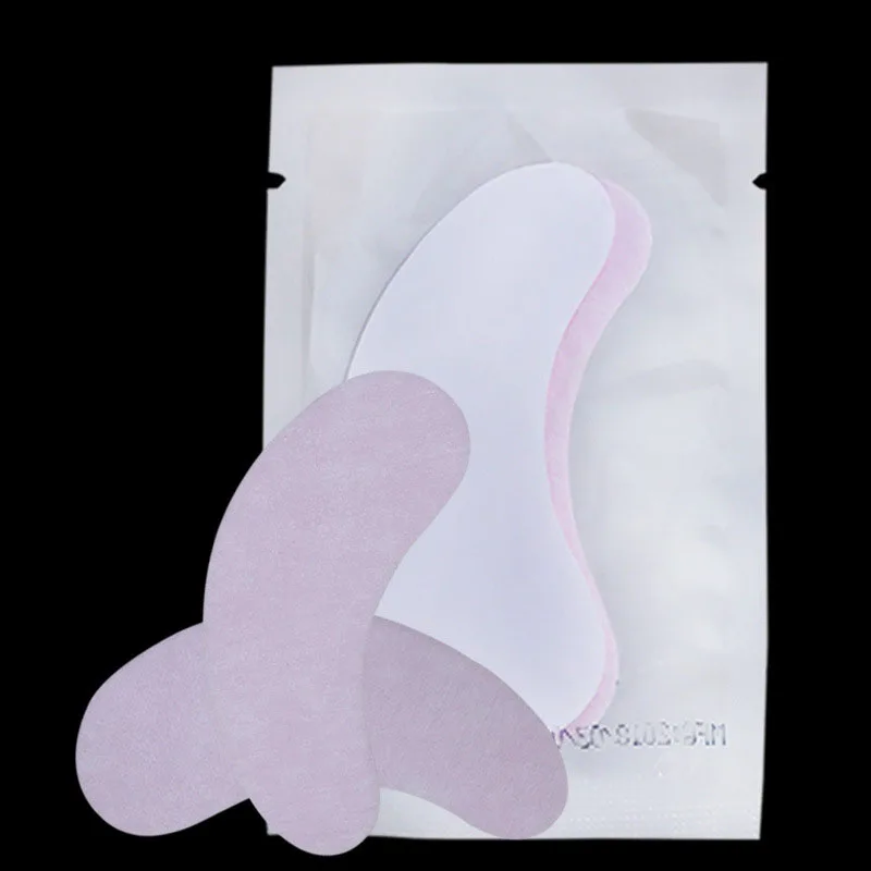 new pink 100pcs 100 пар/упак. Бумага пластыри ресниц под глаза подушечками ресницы наращивание ресниц Бумага патчи глаз накладки-наклейки под глаз макияж инструменты - Длина: new pink 100pcs
