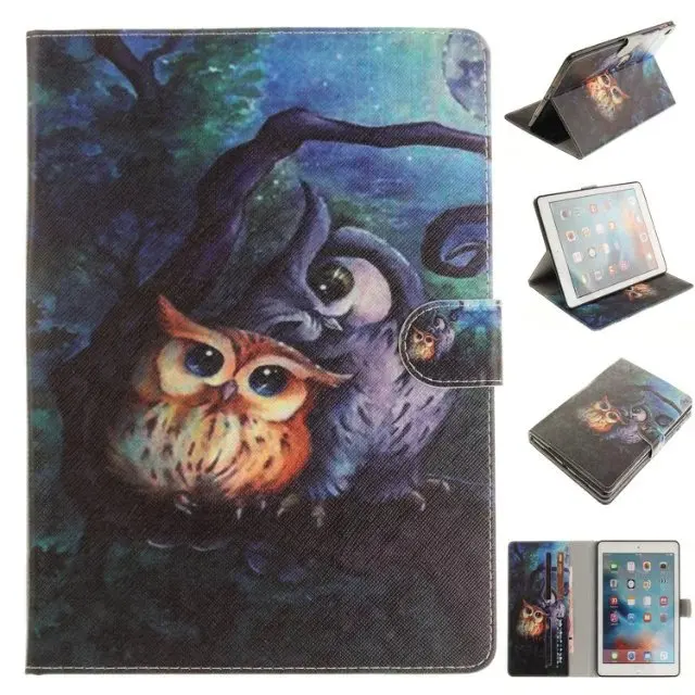 Чехол для планшета coque iPad 9,7 A1893 чехол умный чехол для iPad 9,7 дюймов A1822 A1823 релиз с держателем для карт+ ручка - Цвет: Синий