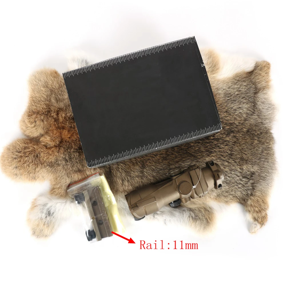 T eagle Trijicon 4x32 охотничьи прицелы для пистолета M416 сетка с 11 мм/20 мм Крепления прицел
