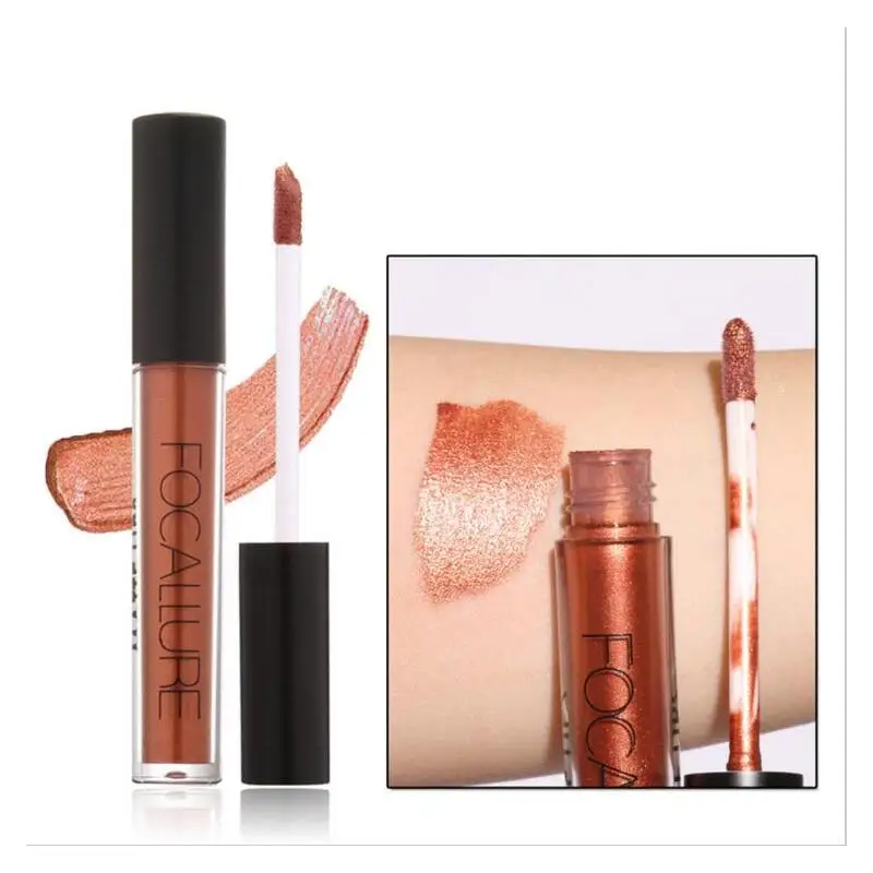 

Focallure Liquid Matte Lipstick Lip Gloss Chameleon Metal Lipstick Shimmer Glitter Lip Gloss 6ML Lipgloss Lip Kit