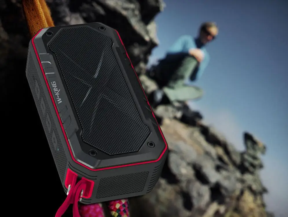 W King S18 портативный водонепроницаемый Bluetooth динамик беспроводной NFC супер бас