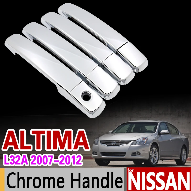Хромированная накладка на ручки для Nissan Altima 2007 2012 L32A комплект отделки Sedan купе 2008
