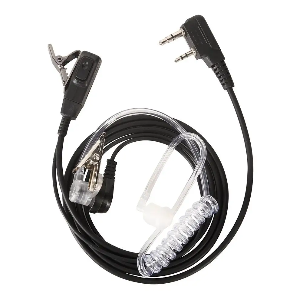 2Pin микрофон портативная рация с наушниками гарнитура для HYT Baofeng UV-5R BF-888S pinganillo Walkie
