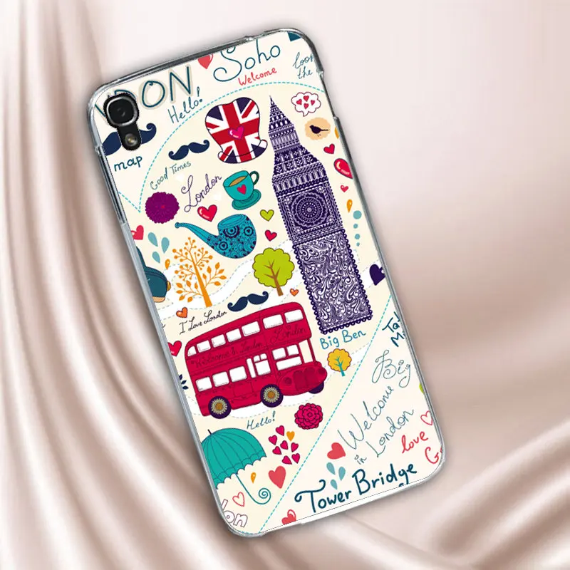 Чехол с УФ-принтом для Alcatel One Touch Idol 3 5 6045 6045Y K жесткий пластиковый цветной чехол
