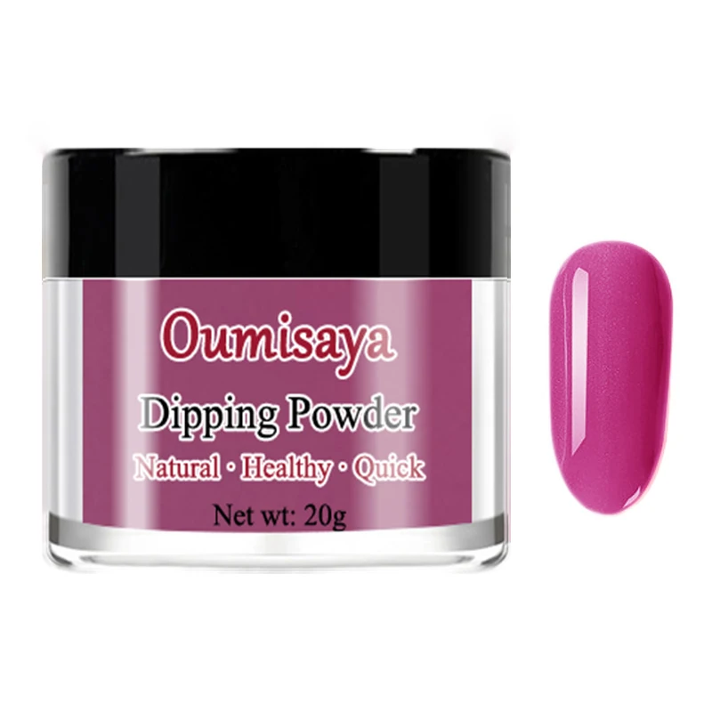 20 г/шт. Oumisaya Nail Dip порошок цвета, Dip системы первой необходимости, без запаха и здоровый(нет необходимости УФ/светодиодный светильник лампы лечения - Цвет: D009