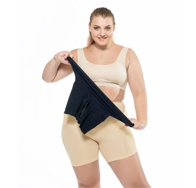 High Waisted Safty Pants Plus Size Super Stretchy 4XL 5XL Push Up Underwear Big Size in Women ouc547