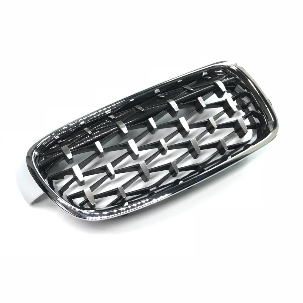 Передняя ножная решетка для BMW 3 серии F30 F35 2011-2019 Серебряная Алмазная метеорный