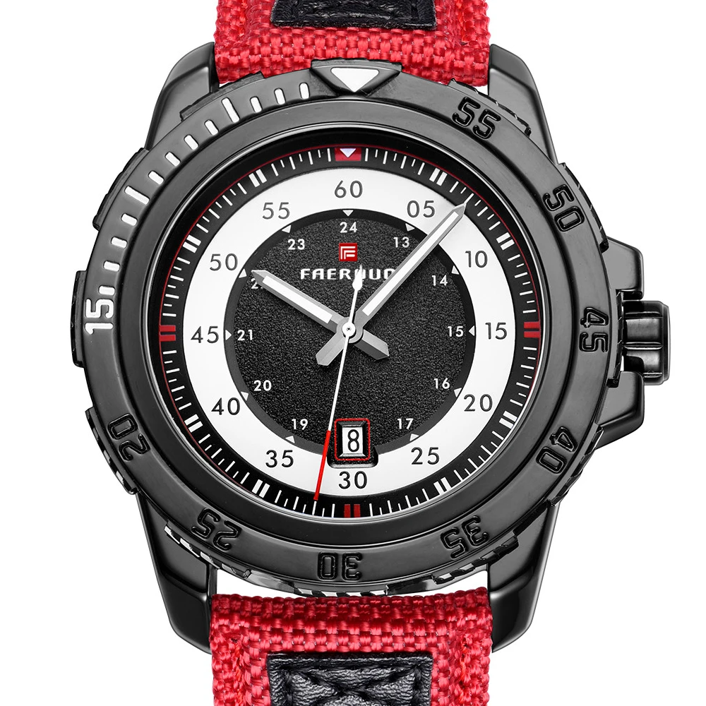 Часы наручные мужские кварцевые в стиле милитари брендовые Роскошные спортивные