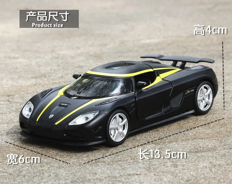 ZXZ 1:32 Бесплатная доставка Koenigsegg суперкар сплав литье под давлением модель