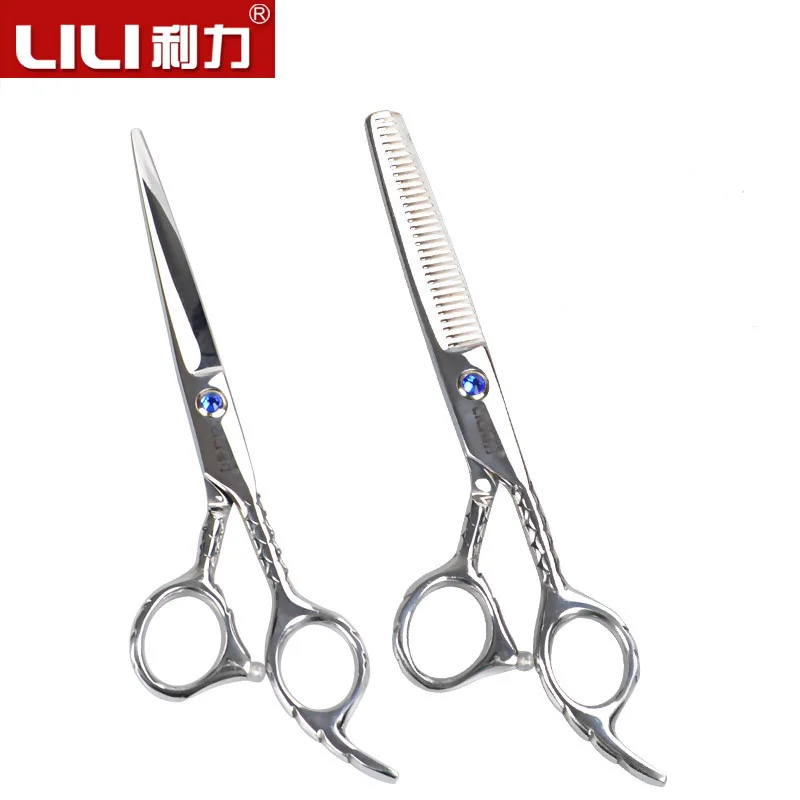 

LILI 6.0 Inch Hair Cutting Machine Scissors Set LI-31C Professional Stainless Steel Hair Cutting & Thinning Dressing Scissors