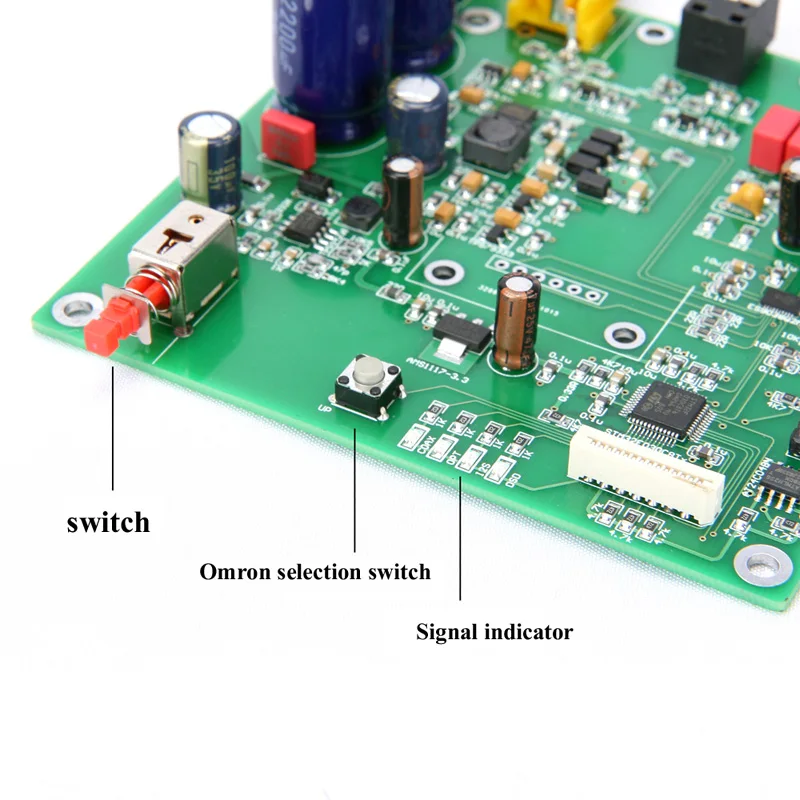 Новый ES9038 Q2M I2S DSD Декодер коаксиальный вход волокна DAC декодирующая плата для
