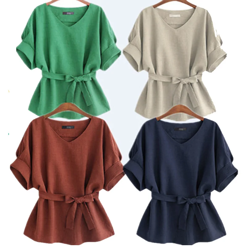 Женская рубашка блузка 5XL большого размера 2019 женская блуза летний топ одежда с