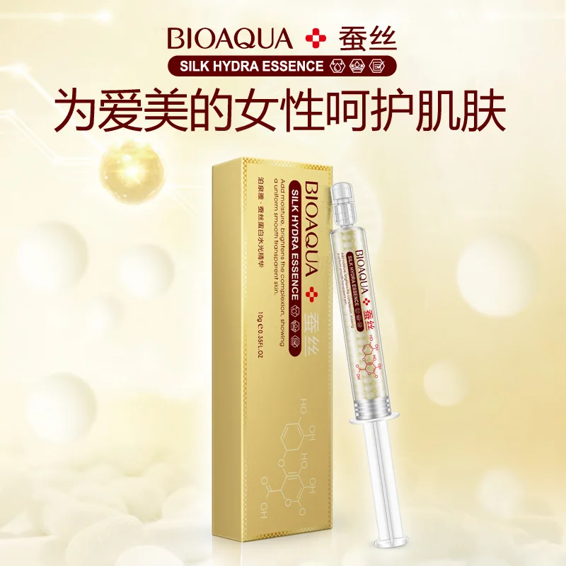 Сыворотка для восстановления шелковой сыворотки BIOAQUA Silk Hydra жидкая сыворотка с
