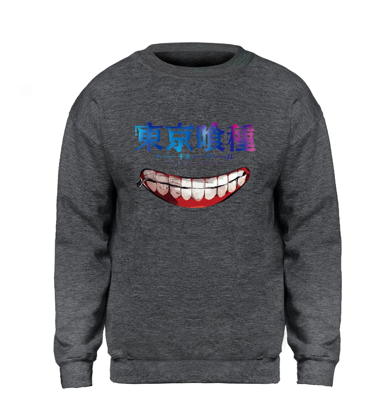 Мужская толстовка с капюшоном в сасуке ниндзя Tokyo Ghoul круглым вырезом японском