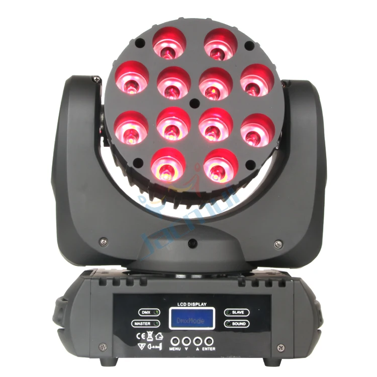 (4 шт./лот) 12*10 Вт RGBW LED Moving Head Beam Light 4в1 мощный Led Mini Dj | Лампы и освещение