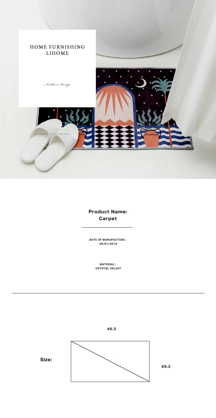 Collalily скандинавский ковер для гостиной геометрический дверной плед полосатый коврик для кухни ванной прикроватный современный