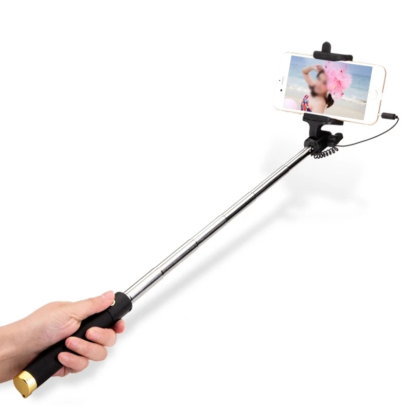 Новая Универсальная мини селфи Палка для android ios xiaomi iphone 4 5 6 samsung телефонный кабель