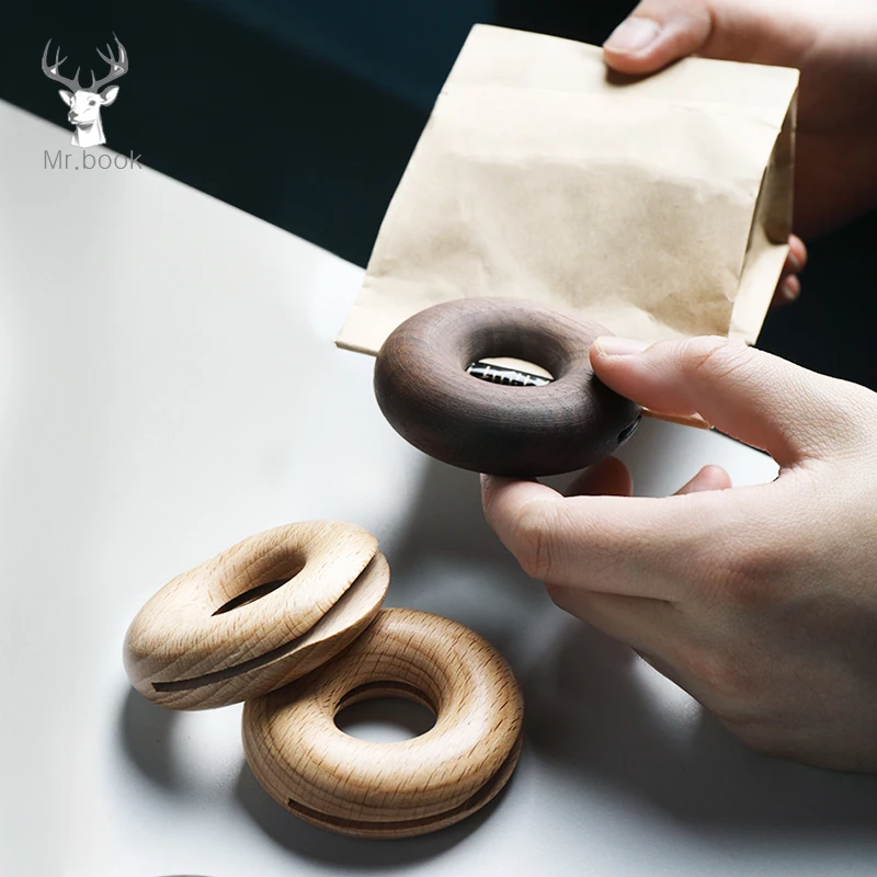 2 шт. деревянные зажимы для бумаги в виде пончика|Скребки| |