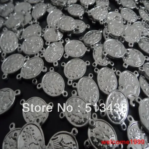 Овальные Подвески с Иисусом Ювелирная фурнитура из нержавеющей стали для