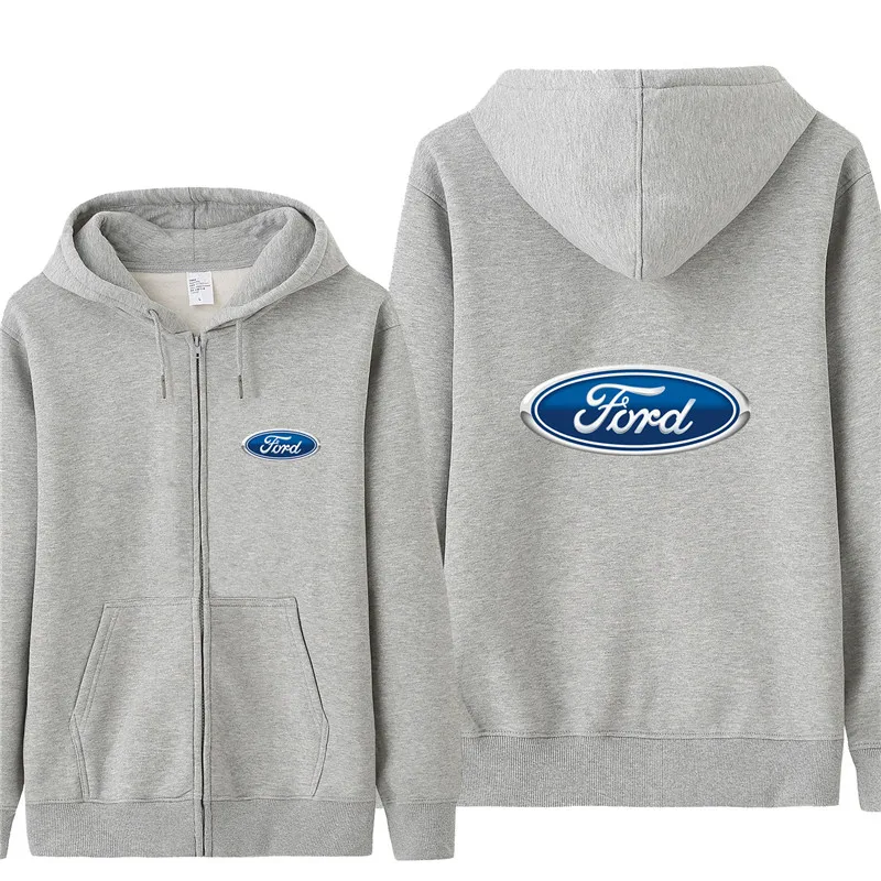 Осенняя толстовка с логотипом Ford, толстовки, мужское модное пальто, пуловер, флисовый пуловер, унисекс, ManCar, Ford, толстовки