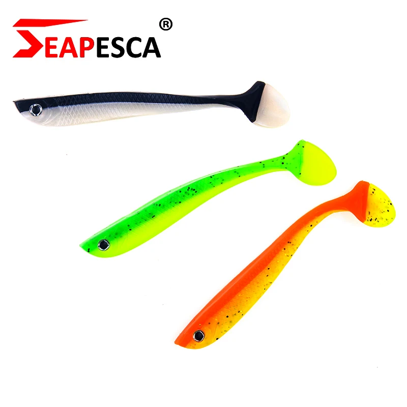 SEAPESCA 4 шт./лот реалистичные мягкие рыболовные приманки 105 мм 6 г искусственные