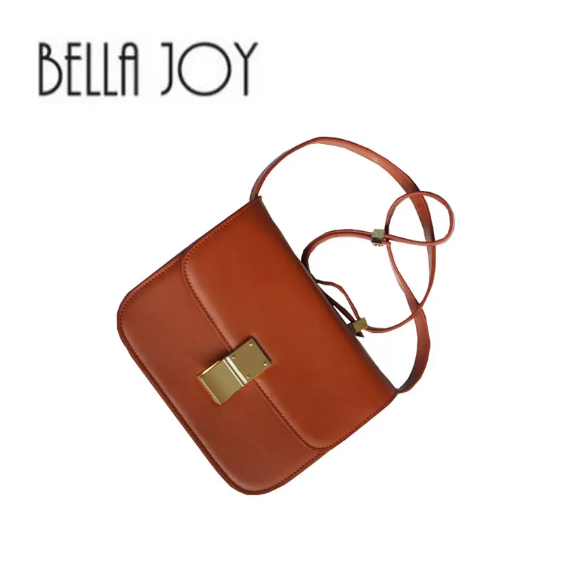 Женская классическая сумка BELLA JOY маленькая из натуральной воловьей кожи с