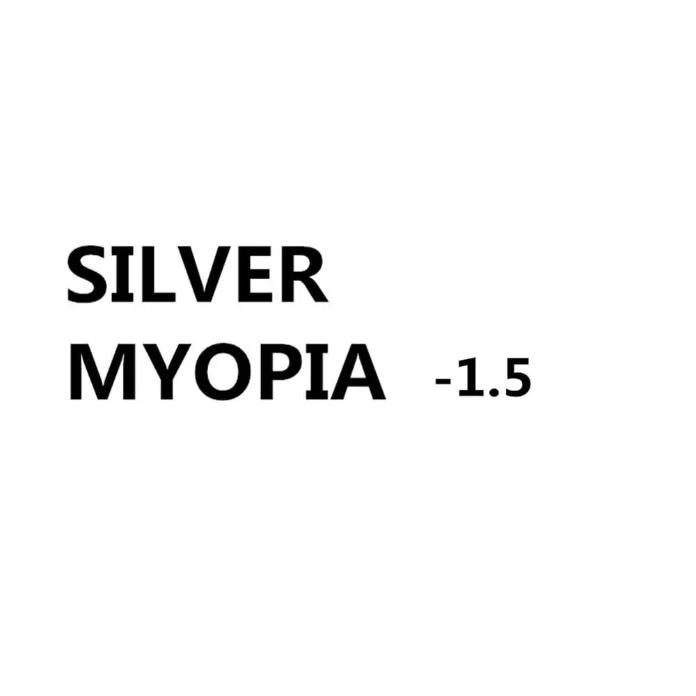 silver Myopia 150 Очки для плавания для взрослых, оптические очки для близорукости, силиконовые очки для плавания, противозапотевающие, с покрытием, водная диоптрия, очки для плавания, маска - Цвет: silver Myopia 150