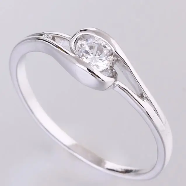 Романтический подарок модное милое женское кольцо белого и золотого цвета с